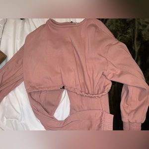 Fashion nova two piece cropped set